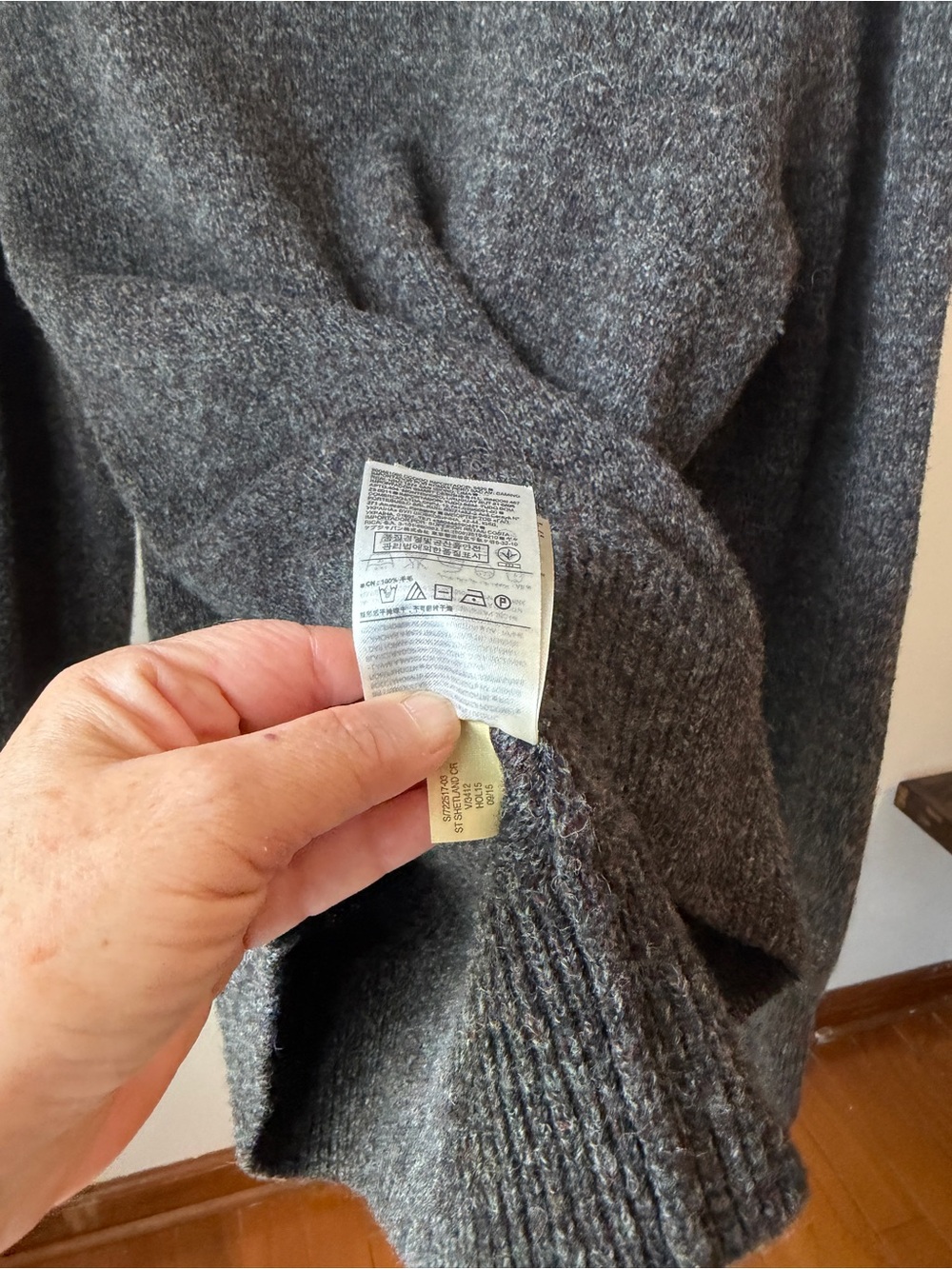 J Crew JC Rennie Gray Marled Wool Sweater Men’s Size Large Pullover - Picture 4 of 7